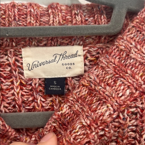 Universal Thread Red Marled Turtleneck Sweater - Picture 2 of 3